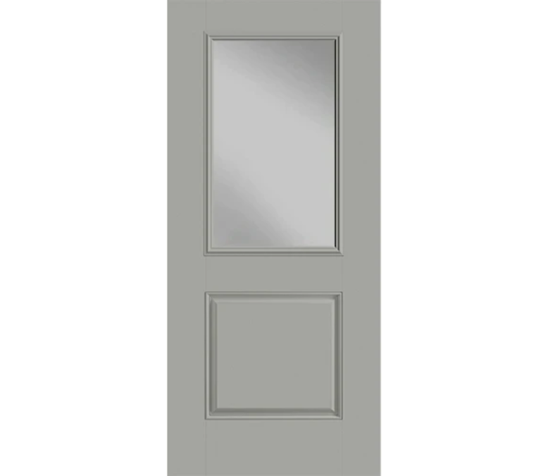 Fresno Half Light 1 Panel Fiberglass Entry Door