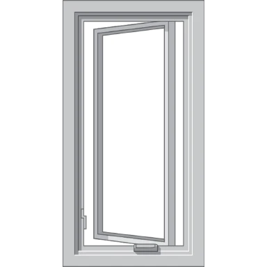 Fresno Pella Hurricane Shield Series Vinyl Casement Window